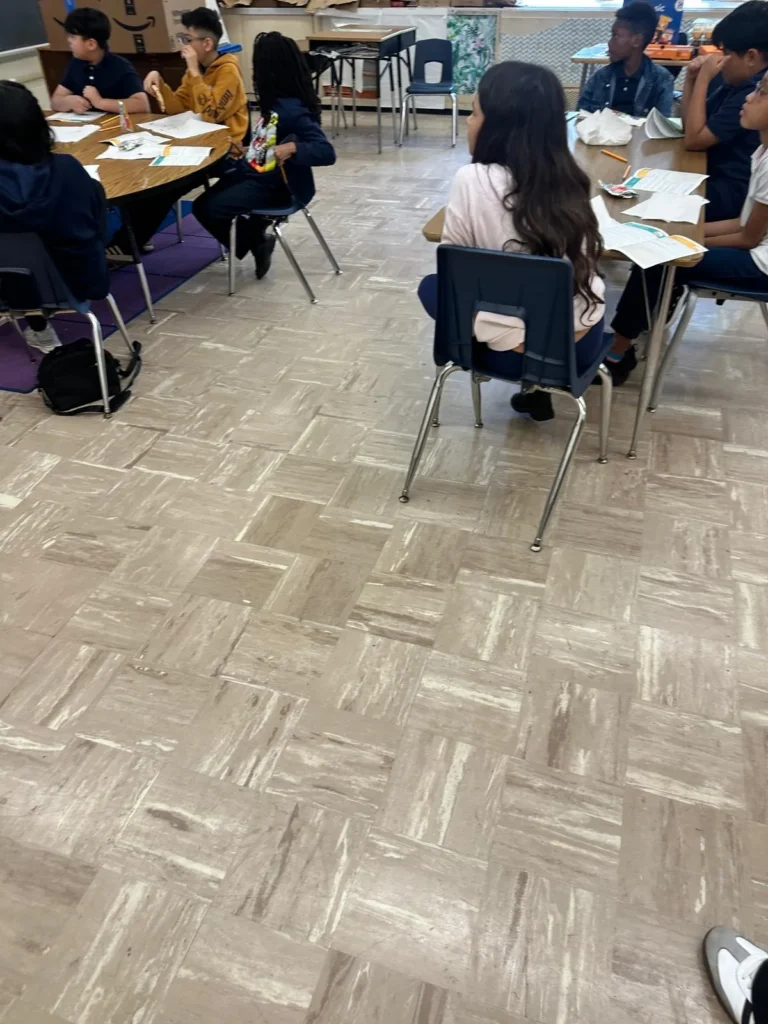 Leadership workshop session at a Howard County school