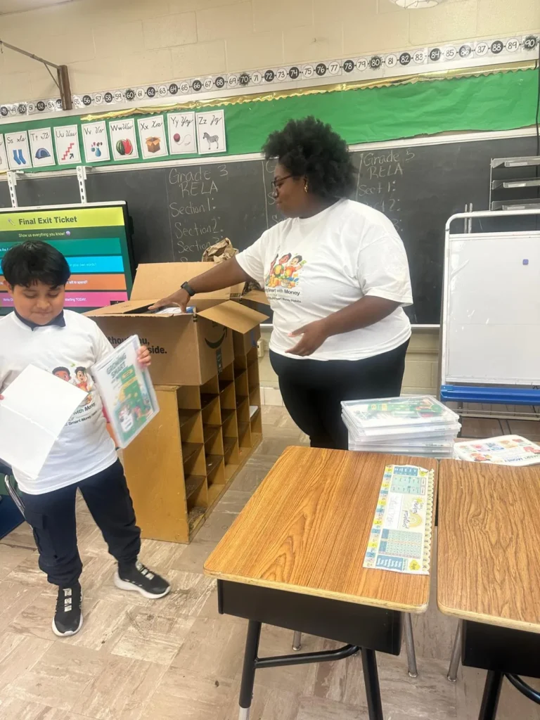 Group activity during a Futurio enrichment program